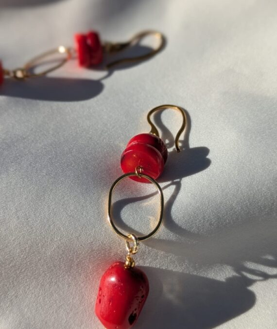 Pendientes Coral